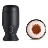 Priti Automatic Rotating Penis Stimulator (Black) – Rechargeable Penis Stimulator Strokers - Auto